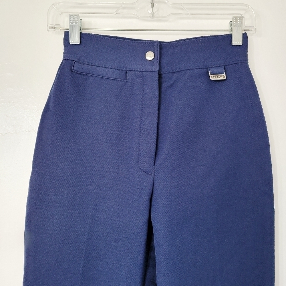 Vintage White Stag Navy Blue Ski Pants Size Small - Picture 3 of 10
